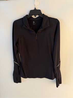 Gap Black Quarter-Zip Athletic Top